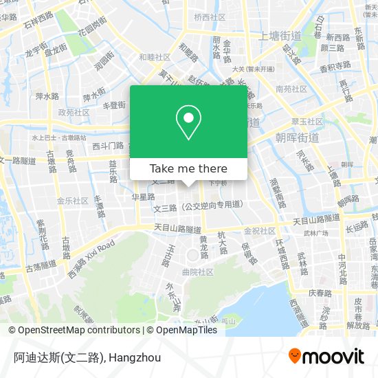 阿迪达斯(文二路) map
