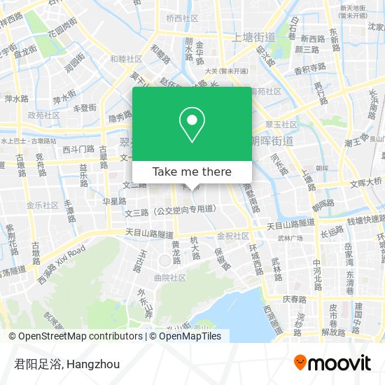 君阳足浴 map