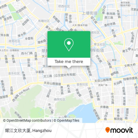 耀江文欣大厦 map