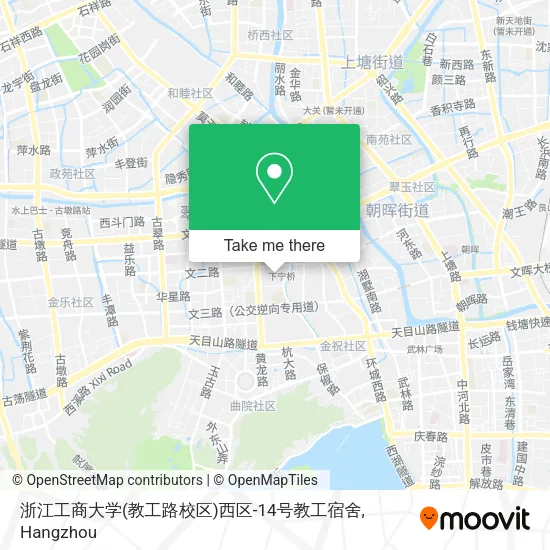浙江工商大学(教工路校区)西区-14号教工宿舍 map