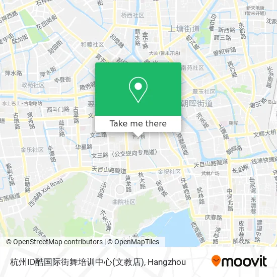 杭州ID酷国际街舞培训中心(文教店) map