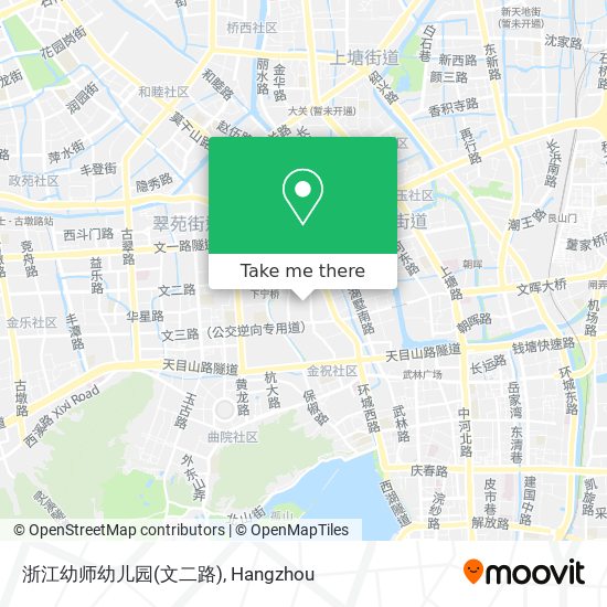 浙江幼师幼儿园(文二路) map