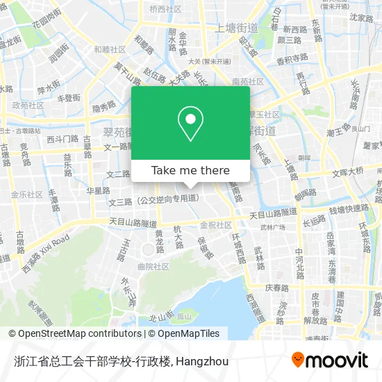 浙江省总工会干部学校-行政楼 map