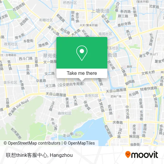 联想think客服中心 map