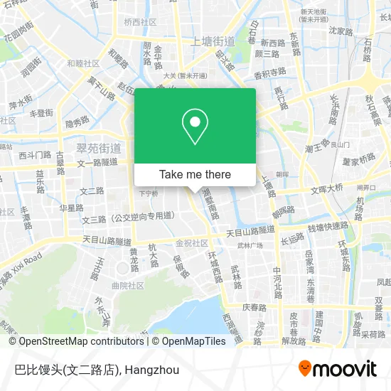 巴比馒头(文二路店) map