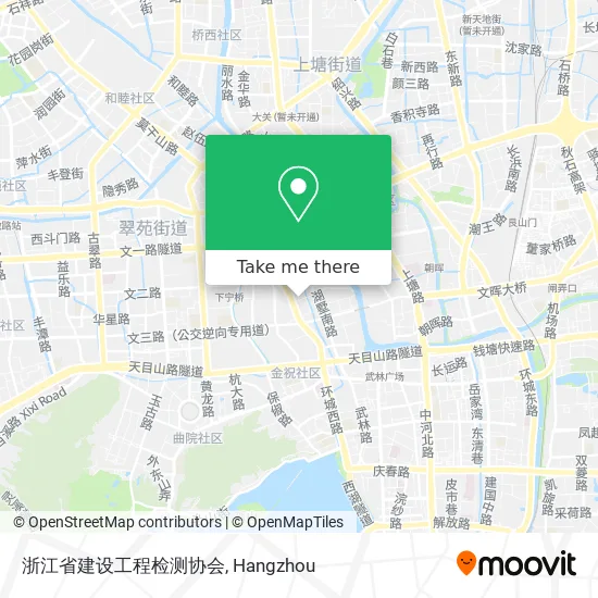 浙江省建设工程检测协会 map