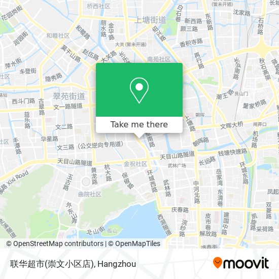 联华超市(崇文小区店) map