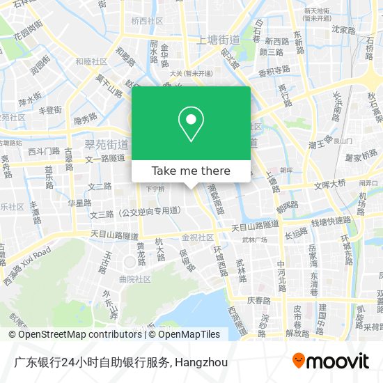 广东银行24小时自助银行服务 map