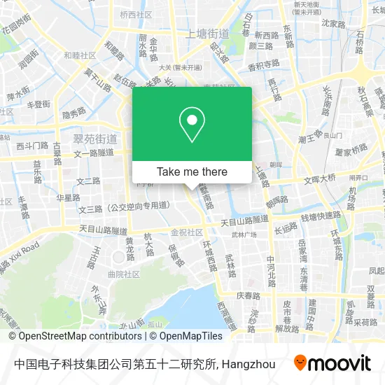 中国电子科技集团公司第五十二研究所 map