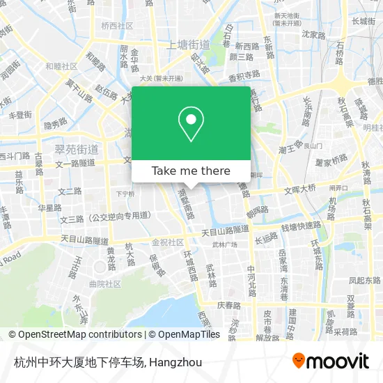 杭州中环大厦地下停车场 map