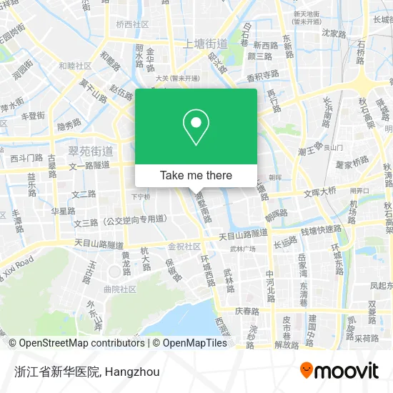 浙江省新华医院 map