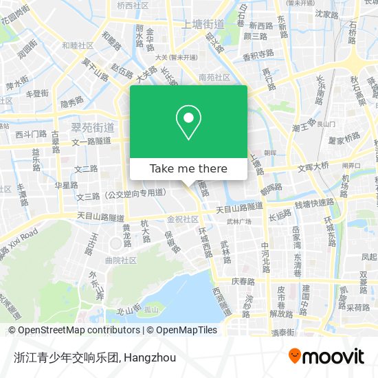 浙江青少年交响乐团 map