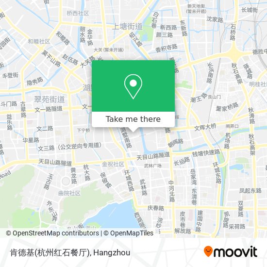 肯德基(杭州红石餐厅) map