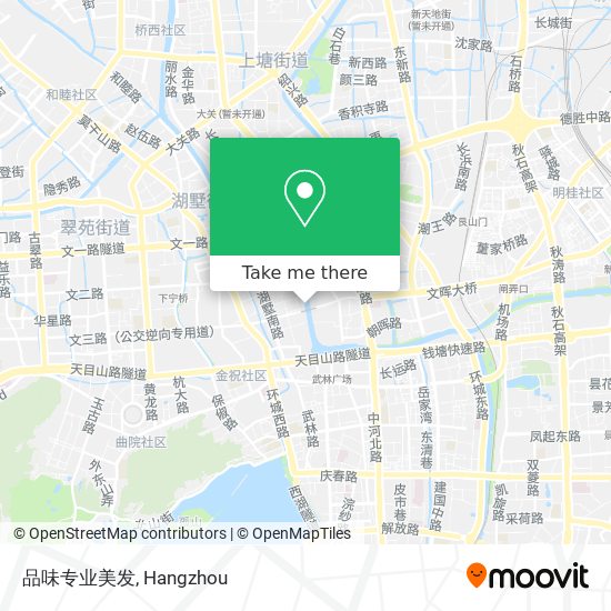 品味专业美发 map