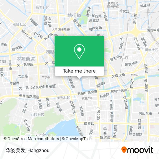 华姿美发 map