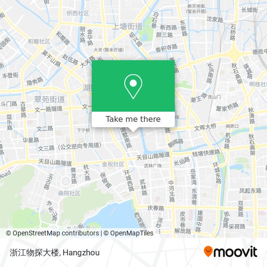 浙江物探大楼 map