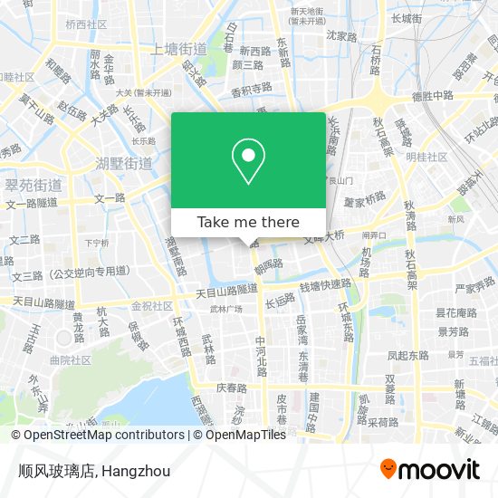 顺风玻璃店 map