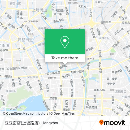 豆豆面店(上塘路店) map