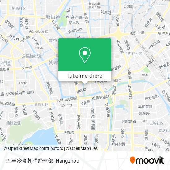 五丰冷食朝晖经营部 map