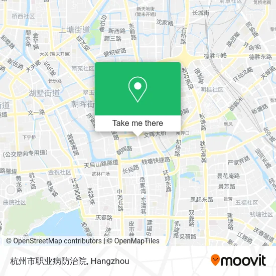 杭州市职业病防治院 map