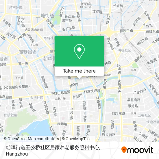 朝晖街道玉公桥社区居家养老服务照料中心 map