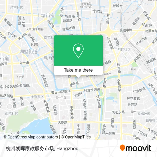 杭州朝晖家政服务市场 map