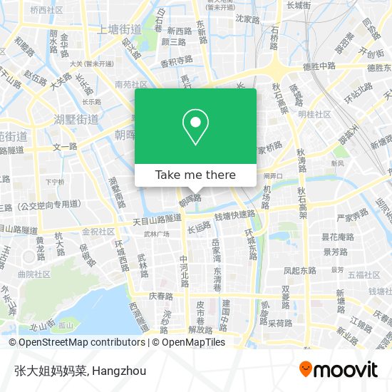 张大姐妈妈菜 map