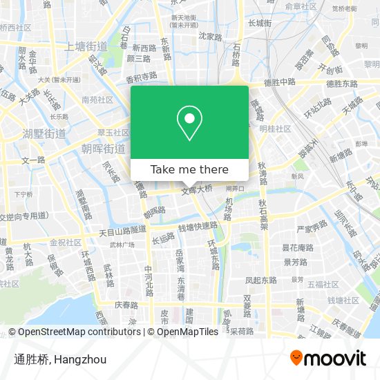 通胜桥 map