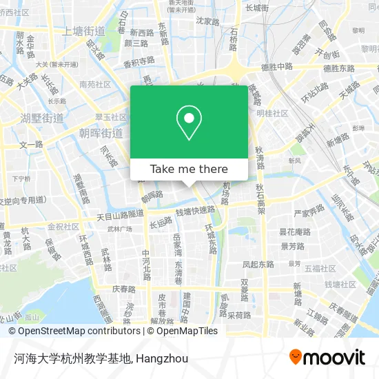 河海大学杭州教学基地 map