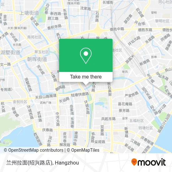 兰州拉面(绍兴路店) map