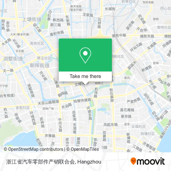 浙江省汽车零部件产销联合会 map