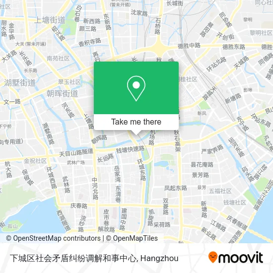 下城区社会矛盾纠纷调解和事中心 map