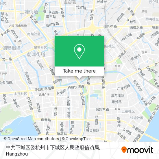 中共下城区委杭州市下城区人民政府信访局 map