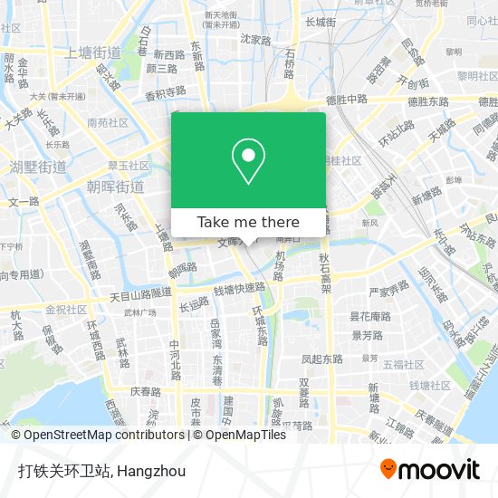 打铁关环卫站 map