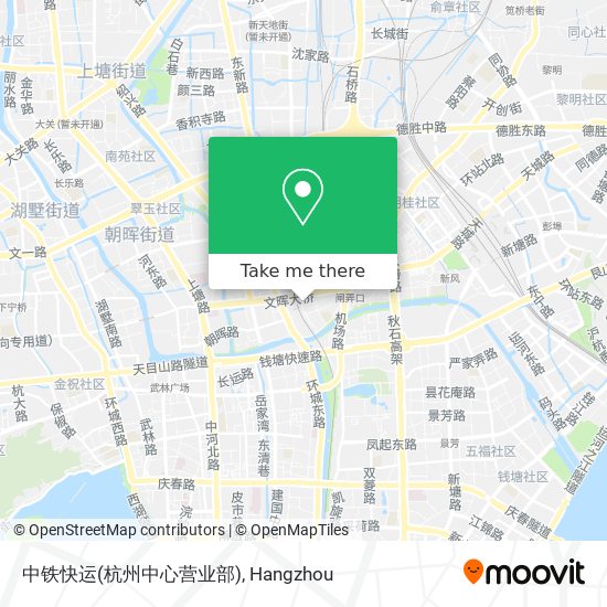 中铁快运(杭州中心营业部) map
