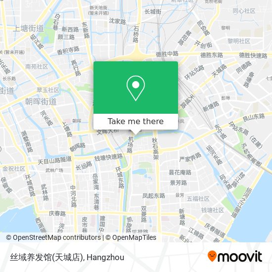 丝域养发馆(天城店) map