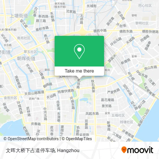 文晖大桥下占道停车场 map