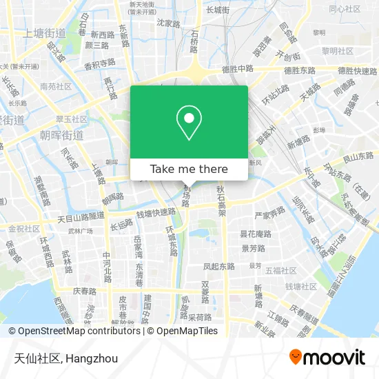 天仙社区 map