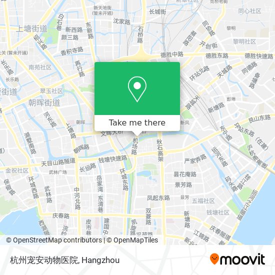 杭州宠安动物医院 map