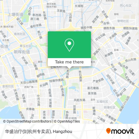 华盛治疗仪(杭州专卖店) map