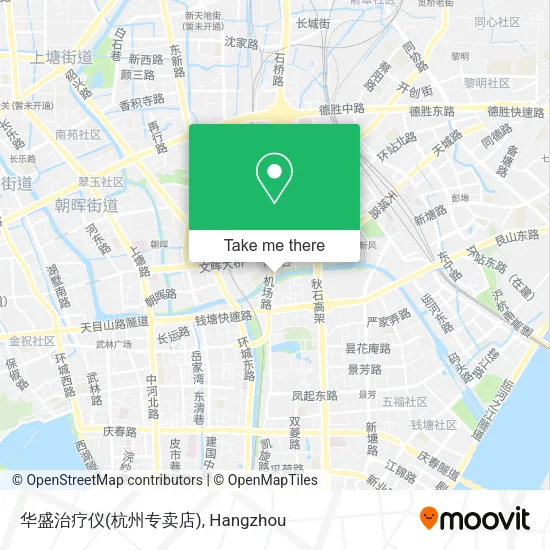 华盛治疗仪(杭州专卖店) map