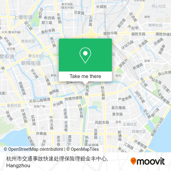杭州市交通事故快速处理保险理赔金丰中心 map