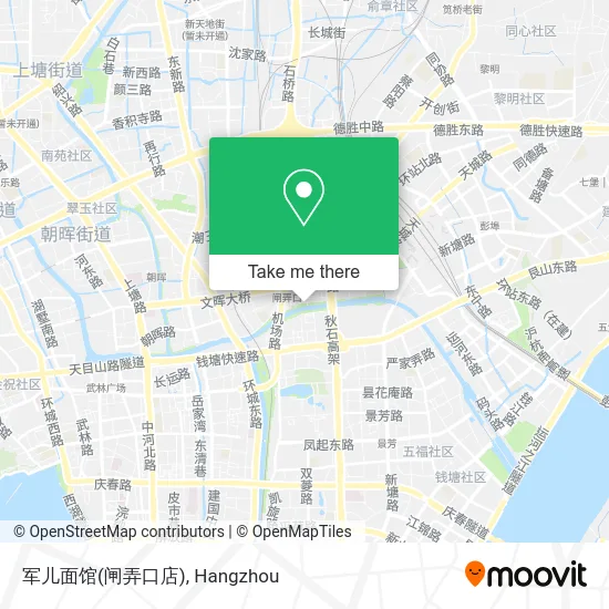 军儿面馆(闸弄口店) map