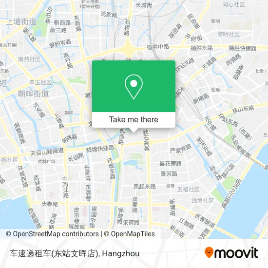 车速递租车(东站文晖店) map