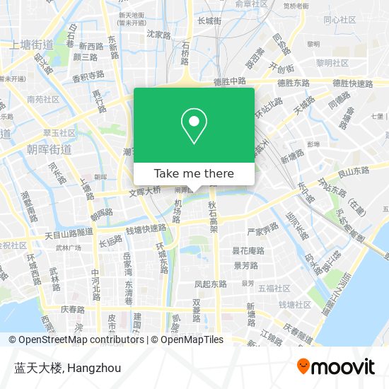 蓝天大楼 map