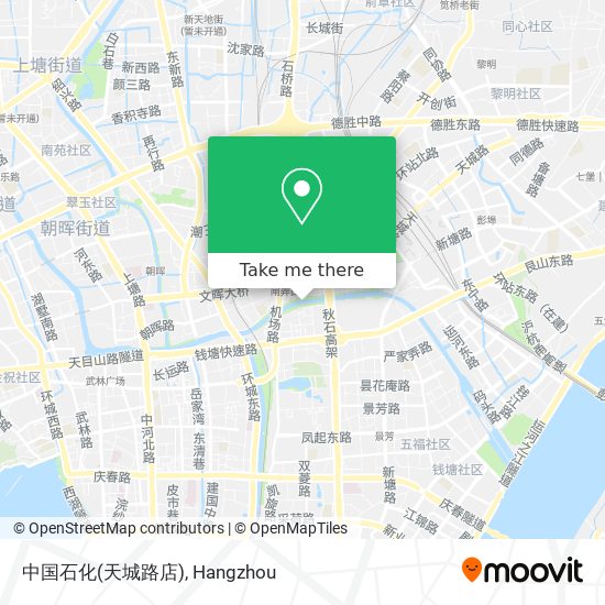 中国石化(天城路店) map