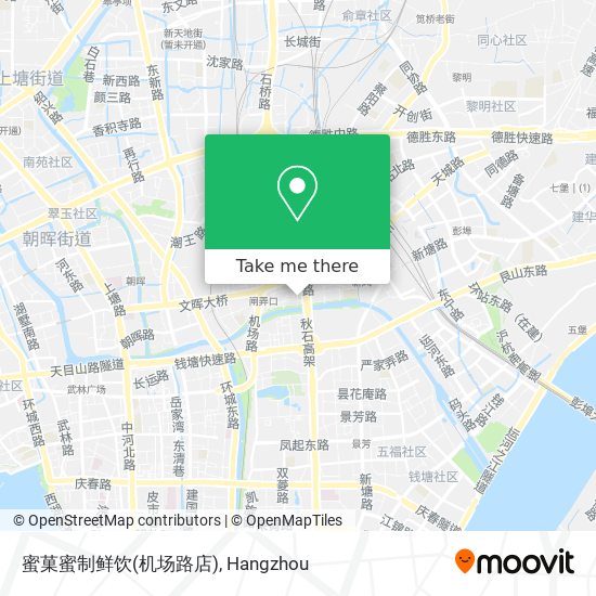 蜜菓蜜制鲜饮(机场路店) map