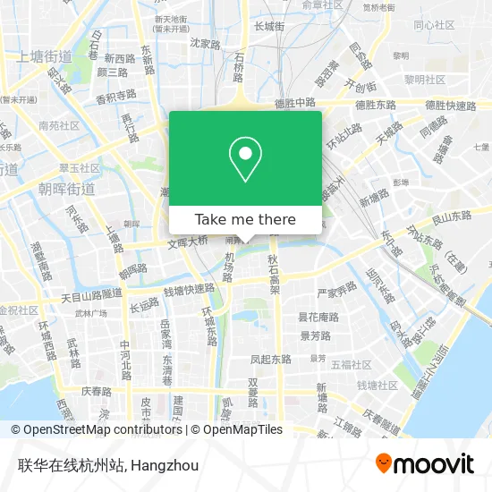 联华在线杭州站 map