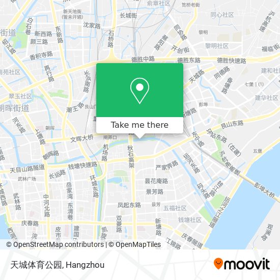 天城体育公园 map