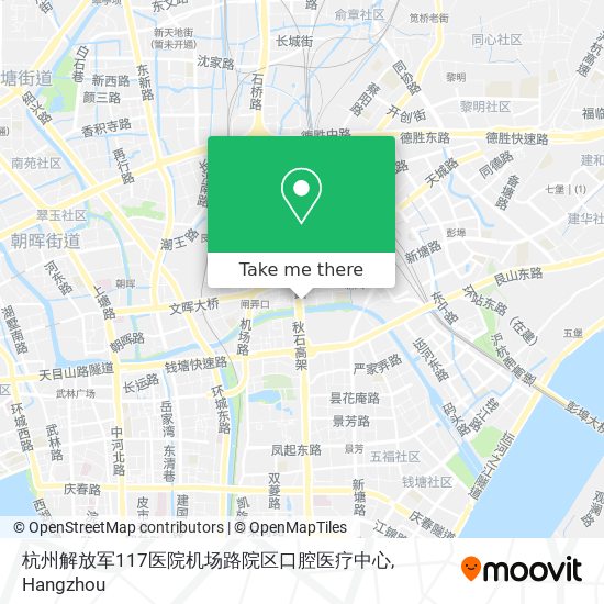 杭州解放军117医院机场路院区口腔医疗中心 map